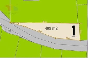 NA PREDAJ STAVEBNÝ POZEMOK 409 M² BOROVCE, okr. Piešťany /VO