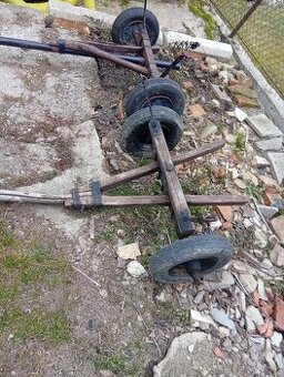 Dreveny voz, záprah