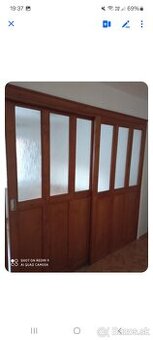 Predan posuvné masívne drevene dvere...