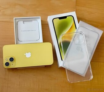 iPhone 14 Yellow BATERIE 100% TOP