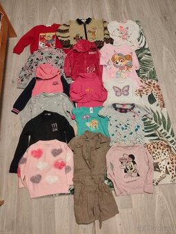 Predám obrovský balík oblečenia pre dievča vel.98-110