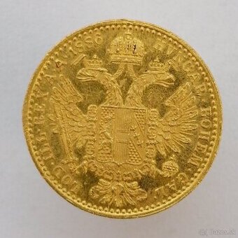 1886, dukát, František Jozef I., 3,49 g, Au 986/1000, Viedeň