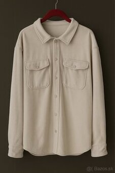 Béžový pánsky kabátik vo veľkosti XXL