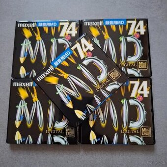 Maxell - MD 74 min / Japan / Minidisc / Balík No15 / 5ks / n