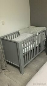 Detská postieľka Babyprestige s matracom - 1