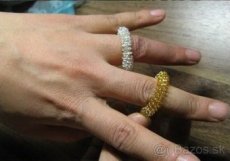 Masážny prsteň zlatý alebo strieborný