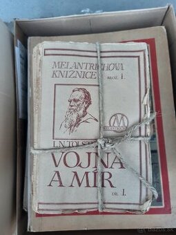 Stare knihy-vojna a mier, 3 musketieri, grof monte christo