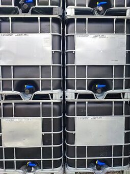 Čierne 1000l ibc kontajnery z potravín, sudy, barely, mauser