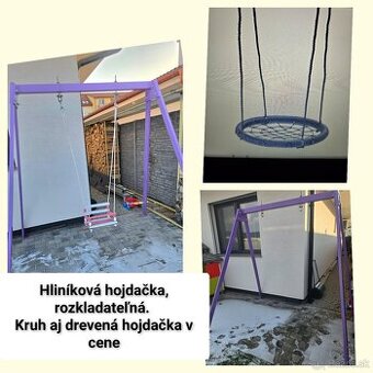 Detska hojdačka z hliníka