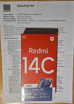Xiaomi redmi 14 C 8GB/128GB