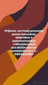 praca Michalovce autoservis