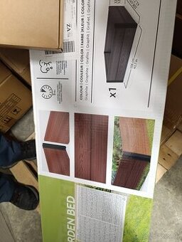 Vyvýšený záhon Keter grafitový