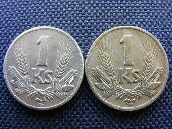 staré slovenské 1 koruny