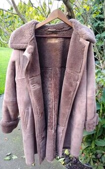 Exkluzívny dámsky pravý slovenský kožuch XXXL