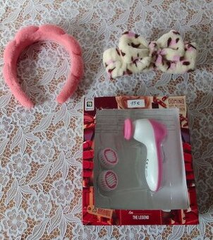 čistiaca kefka na tvár 2 nádstavce s 2 čelenkami (NOVÁ)