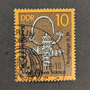 DDR 10 Pfennig 1978 Schmuckanhänger gestempelt