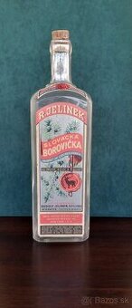 Starožitná fľaša Slovácka Borovička