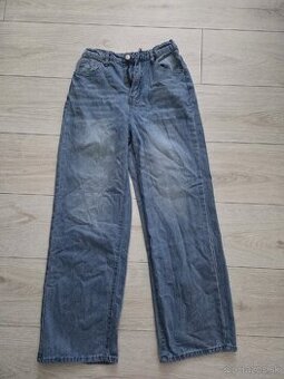 Lezerne dzinsy volneho strihu, 14rokov