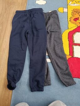 Tepláky  chlapec 146 zateplené, hrubé 2 balenie nove