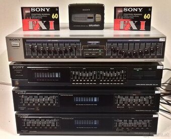 4x Equalizer SONY 2x9 pasmovy, 2x7 pasmovy, vyr. JAPAN = Eq3