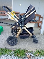 PETITE&MARS Kočík kombinovaný 2v1 Grand II Golden Ebony