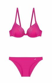 Push up plavky Feba Laura - rúžové