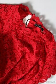 Červené krajkované šaty Orsay veľ.38