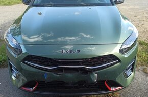 KIA logo /3D čierne nálepky.