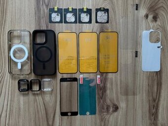 Predam ochranne skla iphone 13,14,15 obal iphone 15/16 pro