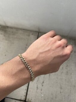 Zlatý náramok 14k Cuban Link