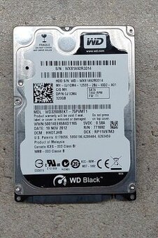 320GB 2,5" SATA HDD (7200 RPM) vhodný aj do notebooku