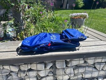 Turisticky nosic Osprey Poco LT – top stav + rain cover