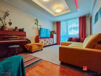 Na predaj veľkometrážny trojizbový byt s balkónom pri Prešov