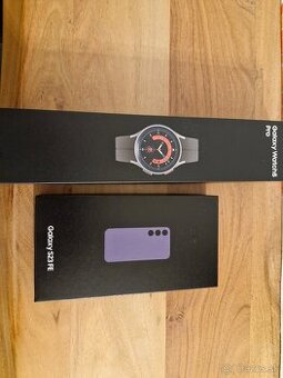 Predám Samsung Galaxy S23 FE + Samsung Galaxy watch 5 pro