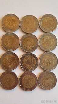 2 eurové pamätné mince