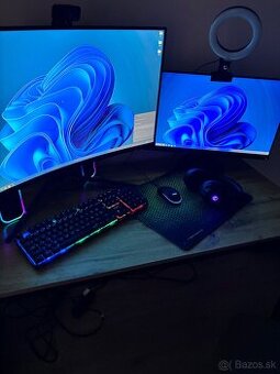 PC HERNÝ KOMPLET SETUP + zadarmo full HD webkamera a repraky