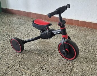 Tiny Bike 3v1 Detska trojkolka, odrážadlo, balančné kolo