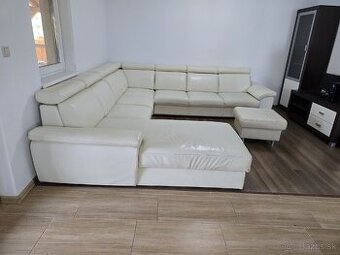 Predam rozkladaci gauc v bezovej kozi