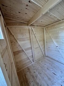 záhradný drevený domček - 1