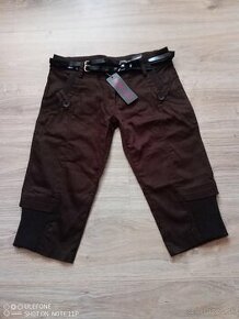 Hnedé krátké nohavice - 1