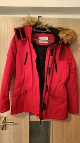 Dámska zimná červená bunda