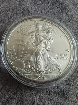 Investičné striebro American Eagle