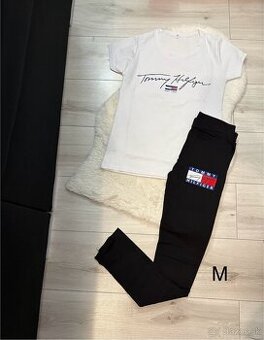 Bielo cierna leginova suprava Tommy hilfiger