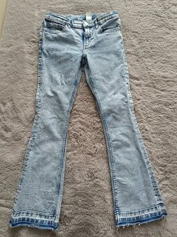 Zvonové džínsy H&M veľ 140