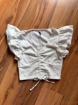 Predám biely crop-top