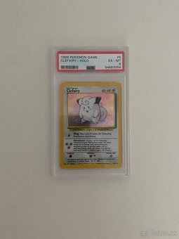 Predám Pokémon kartu Clefairy 1999 – Holo (Base Set) - 1