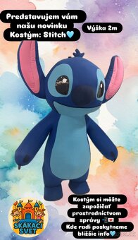 Skákací hrad, Nafukovací kostým Stitch /Požičanie