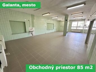 Obchodný priestor 85 m2 vyvýšené prízemie, Galanta 450 €