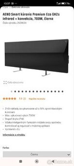 Infra žiarič aeno seasonal premium Eco smart heater
