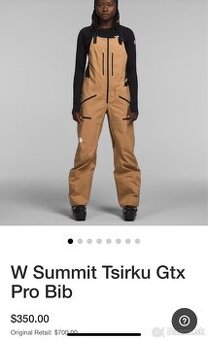 Dámske skialp nohavice XS Summit Tsirku FUTURELIGHT Bib